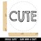 Cute Fun Text Self-Inking Rubber Stamp for Stamping Crafting Planners